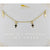 Cross Dangle Necklace | Gold or Silver