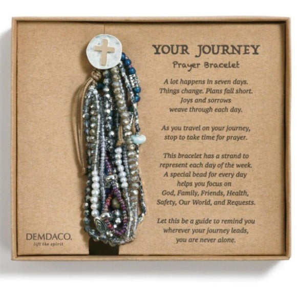 Your Journey Prayer Bracelet | Gray