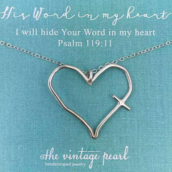 His Word in My Heart Cross | Necklace