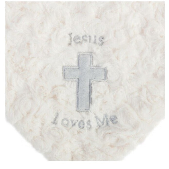 Jesus Loves Me Lamb | Blankie Rattle