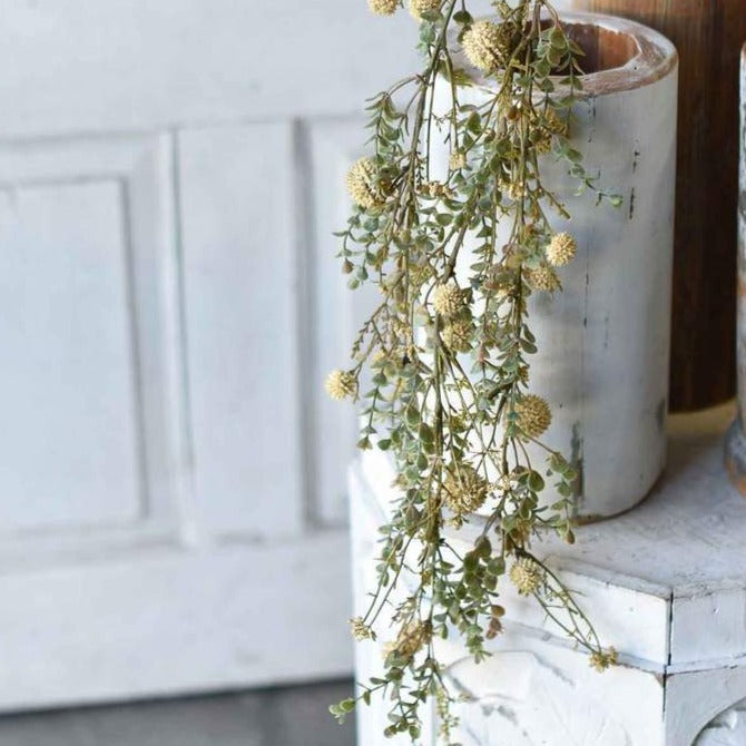 Hanging Bliss Fall Vine | Cream | 37&quot;