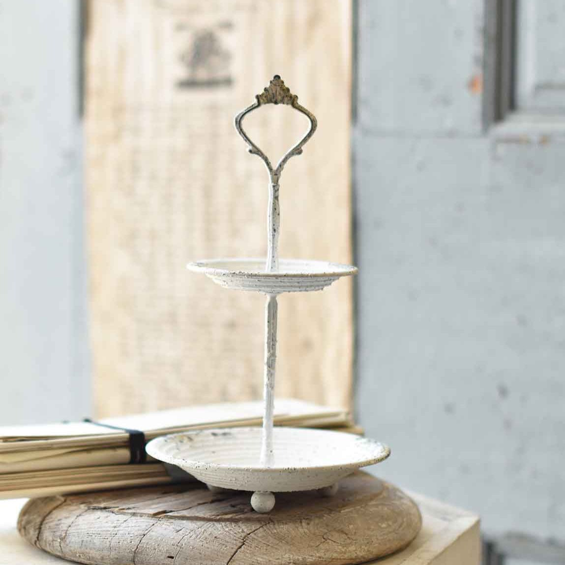 Panache Two Tiered Stand | Metal | 10.5&quot;