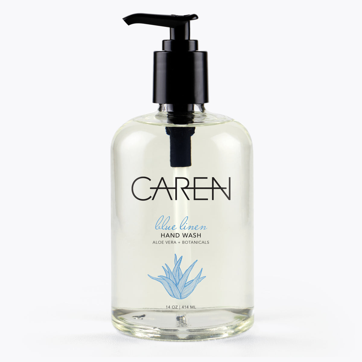 Blue Linen | Caren Hand Treatment