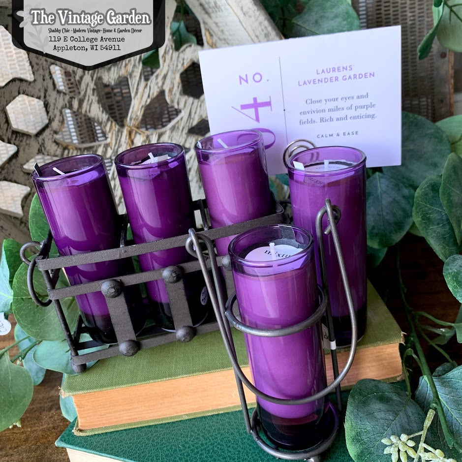Single Metal Soy Votive Holder