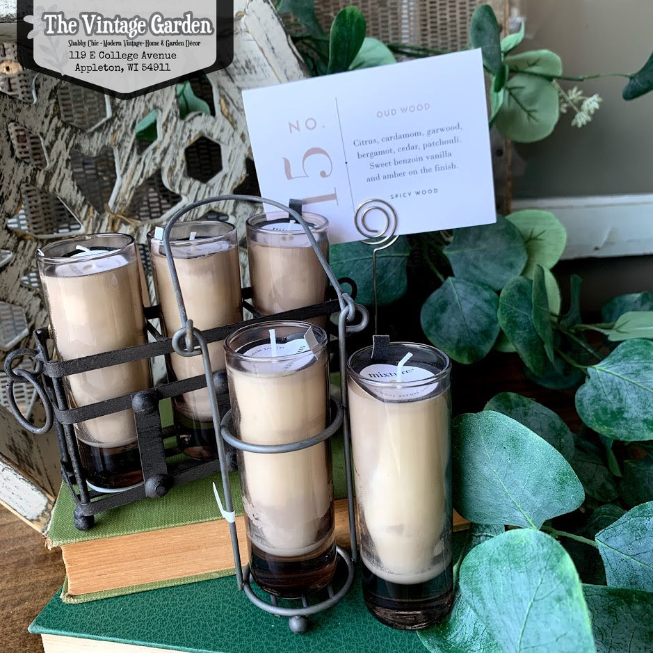 Single Metal Soy Votive Holder