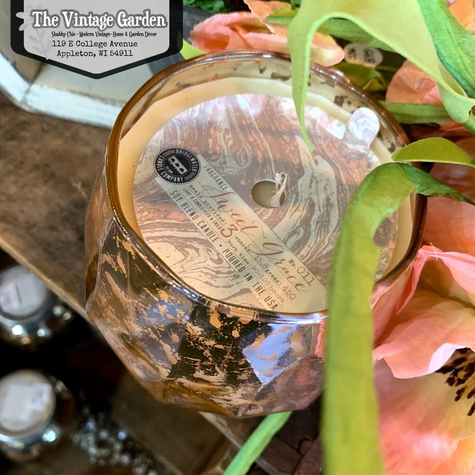 Sweet Grace Candle | Pink Mercury Vessel