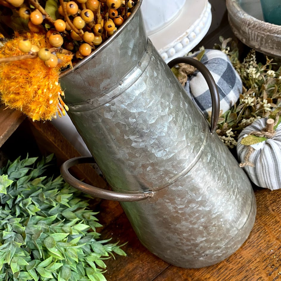 Metal Vase with Handles