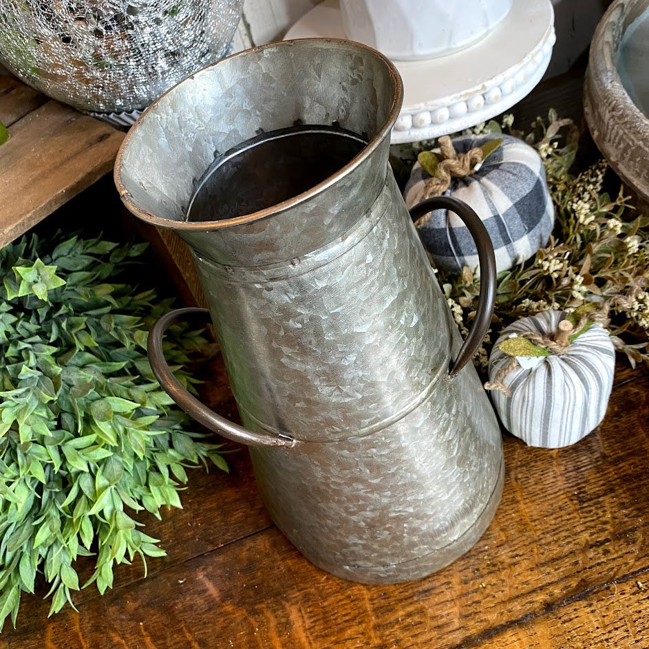 Metal Vase with Handles