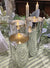 Glass Vase Candle | Silver Mercury | Battery Operated | 5,6,7"