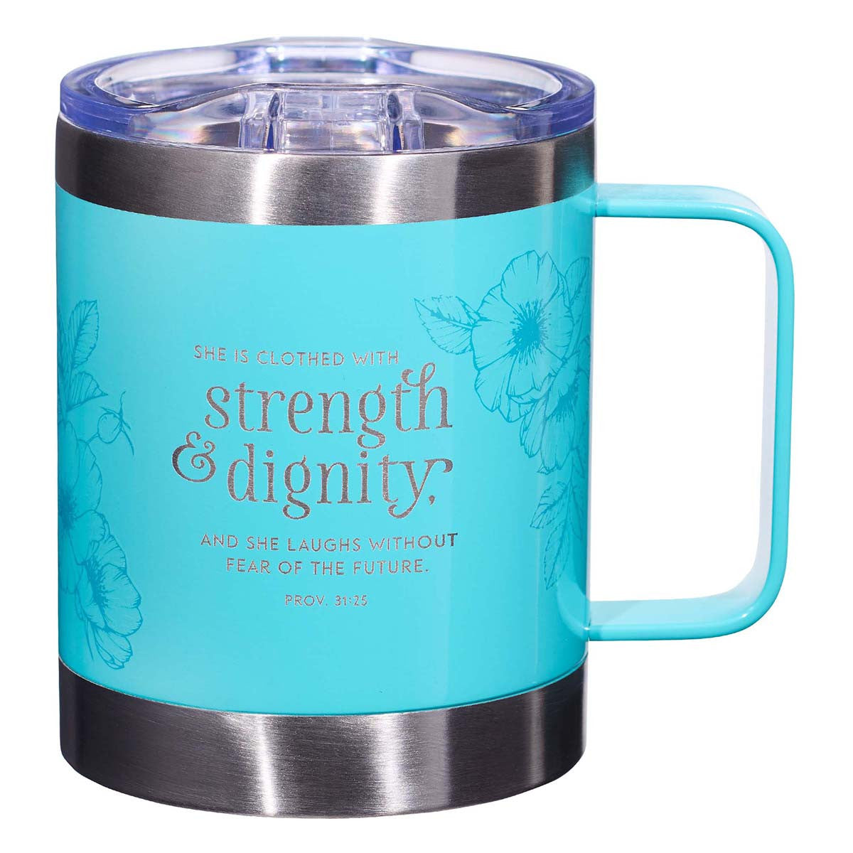 Strength &amp; Dignity | Stainless Steel Camp Mug