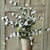 Rosette Blooms Bush | White | 20"