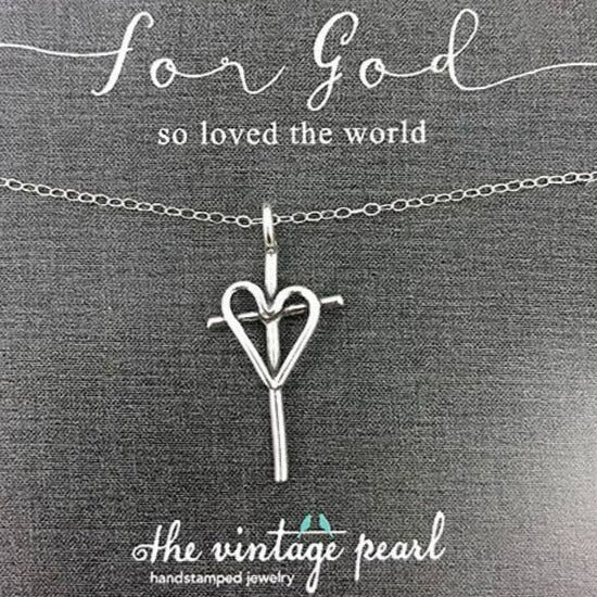 For God So Loved the World | Sterling Silver Necklace