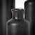 Matte Black Bottle Vase | 5-7"