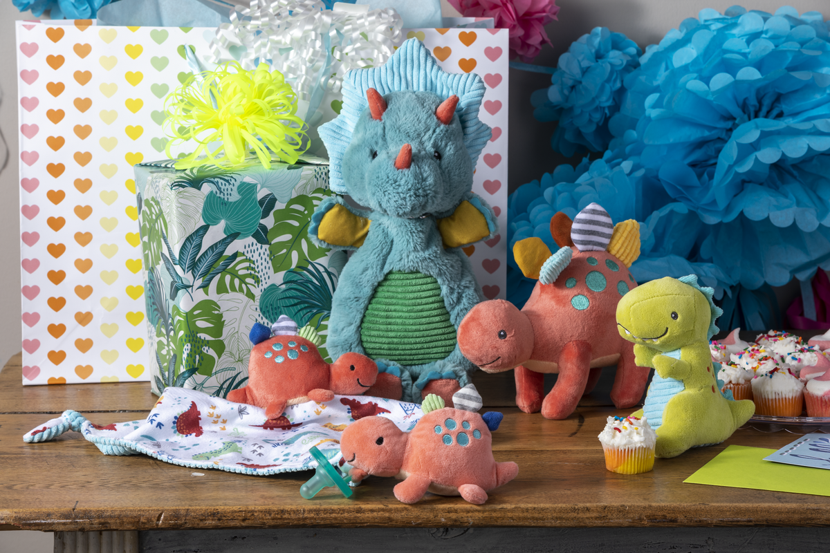 Pebblesaurus Dinosaur | Lovey Blanket