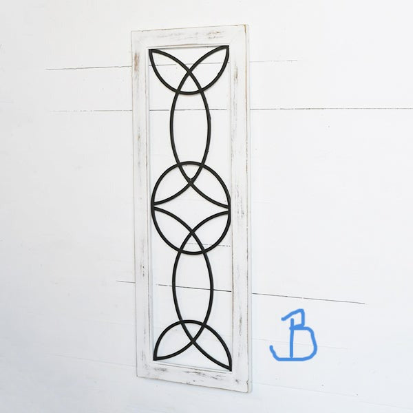 Geometric Wood & Metal | Wall Art