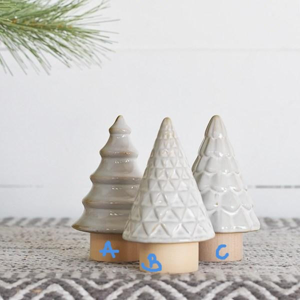 Mini Boho Winter Tree | Ceramic &amp; Wood