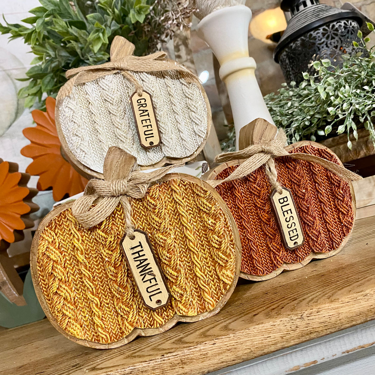 Knit Inspired Sentiment Pumpkin