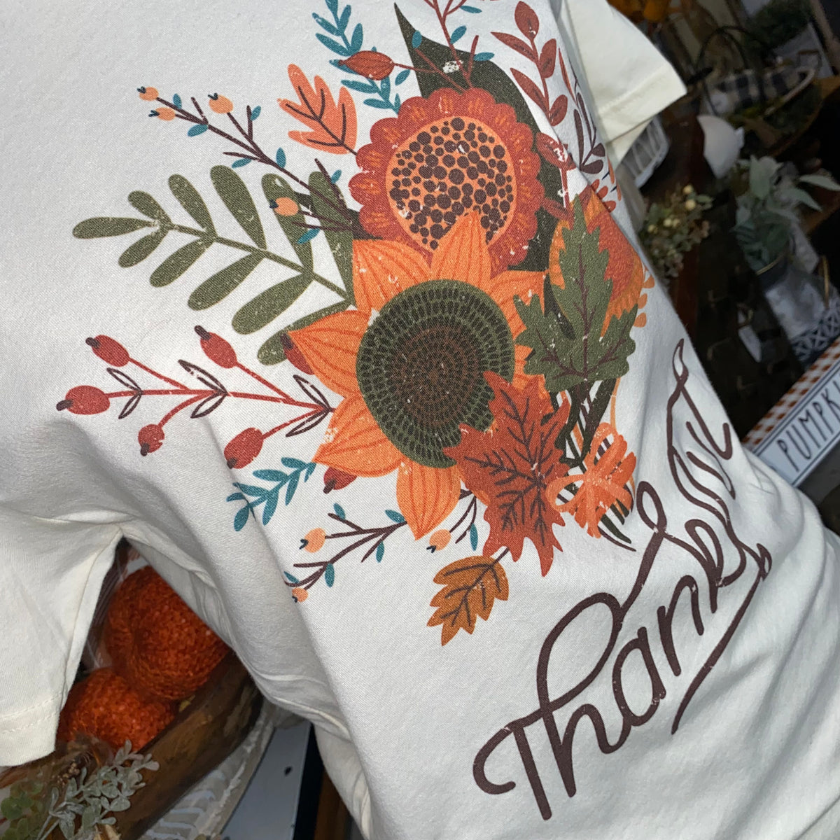 Thankful Fall Florals | Graphic Tee