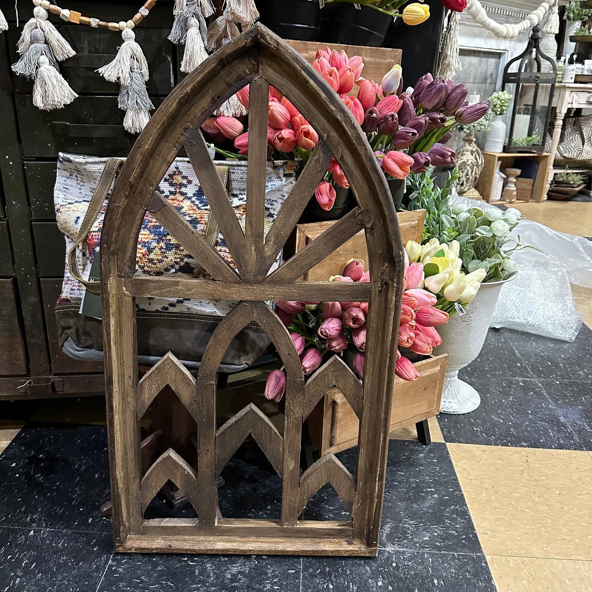 Arched Window Frame | Natural