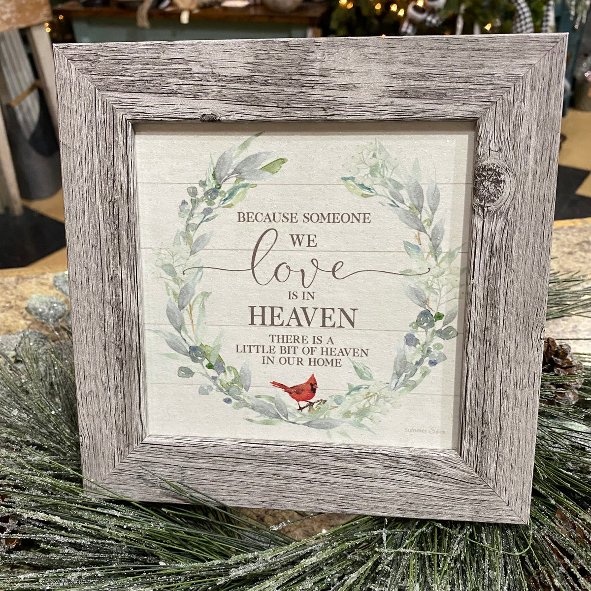 Heaven in Our Home Cardinal | Framed Art