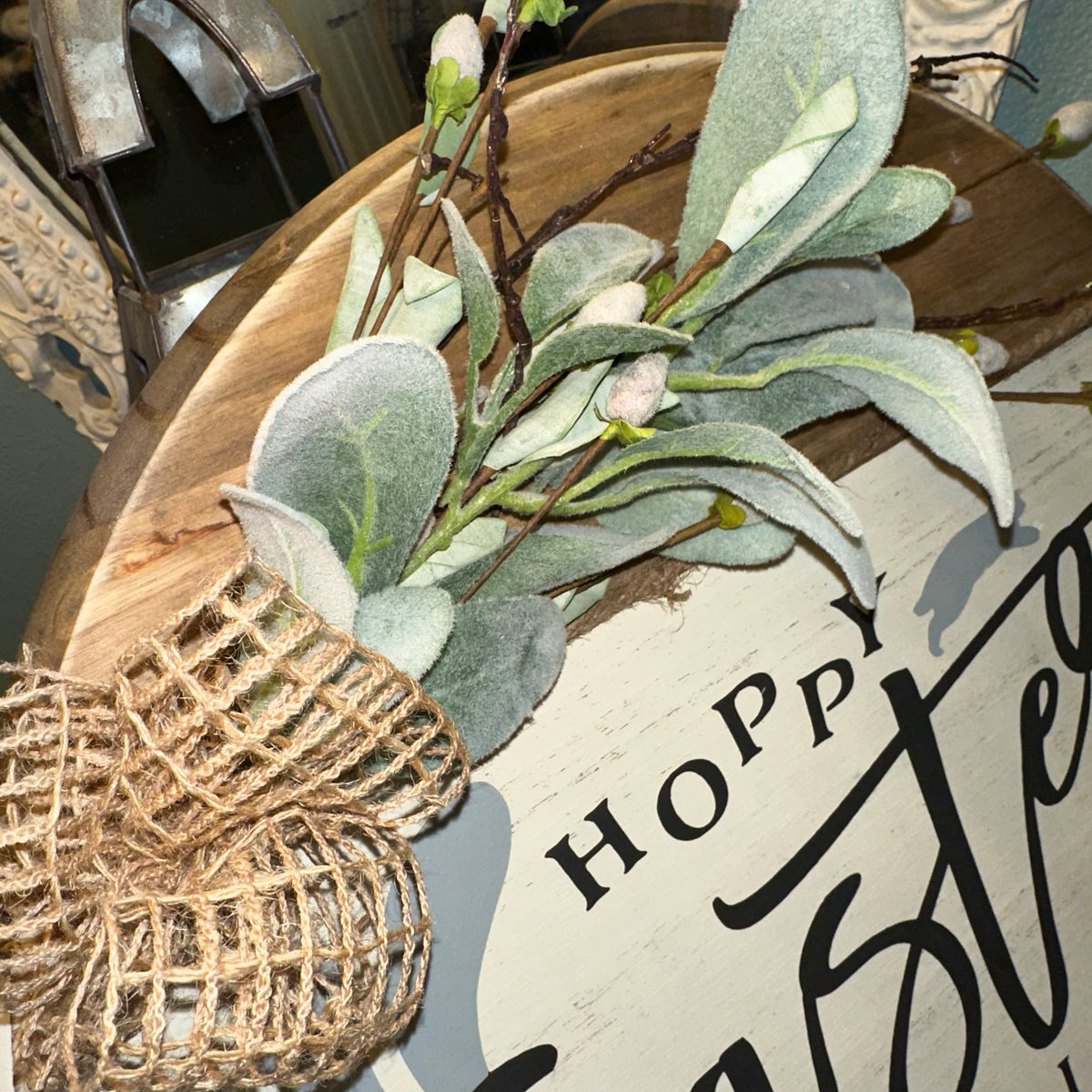 Hoppy Easter Blessings | 18&quot; Handmade Sign