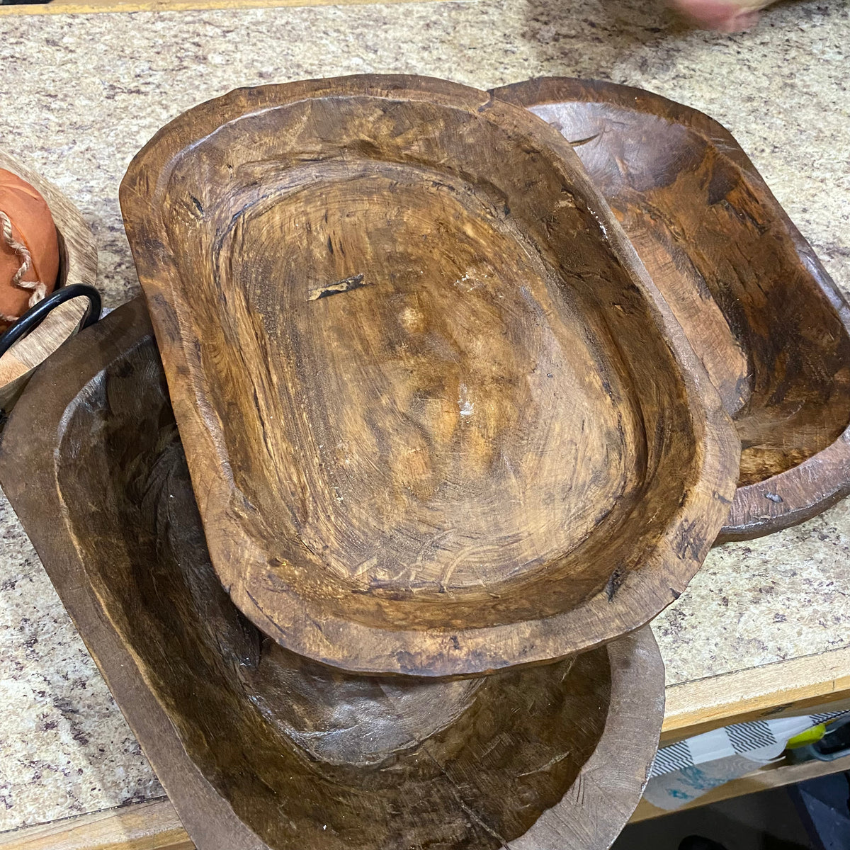 Primitive Wood Bowl | 13.5&quot;