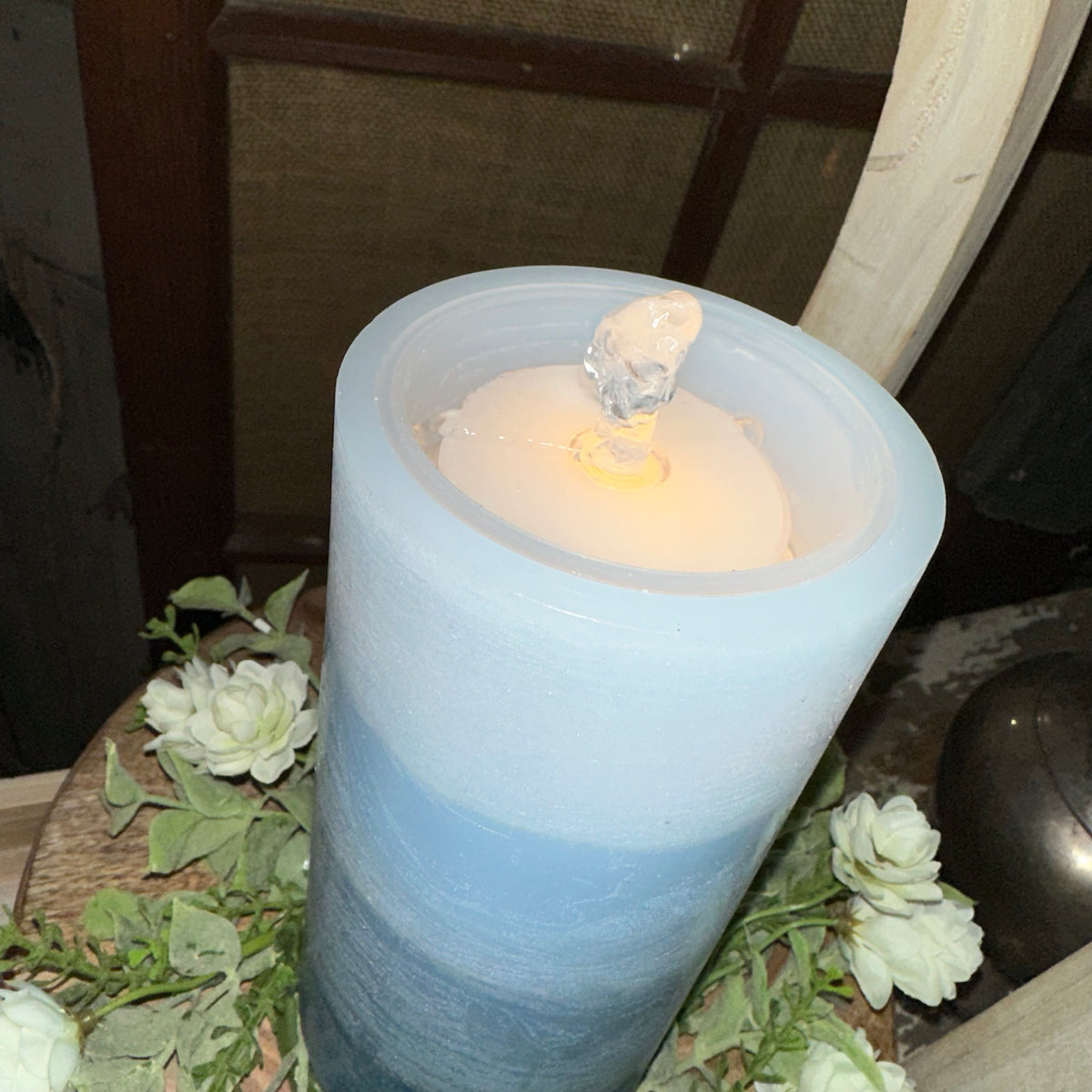 Candle Fountain | Ombre Blue