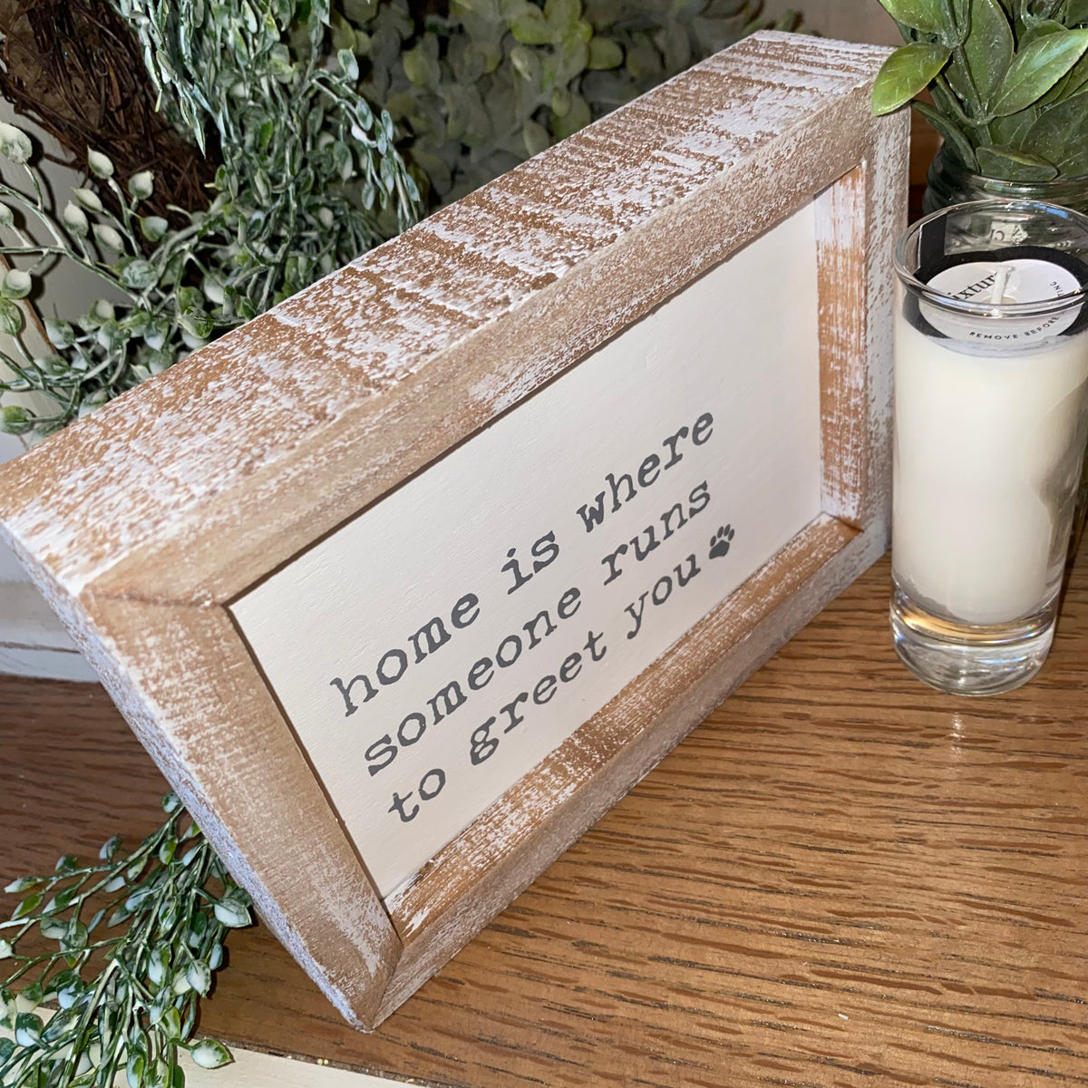 Home is Where Someone Runs to Greet You {Gift Box}