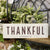 Thankful | Wood Block Sign
