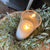 Glass Vase Candle | White | Battery Operated | 2x6"