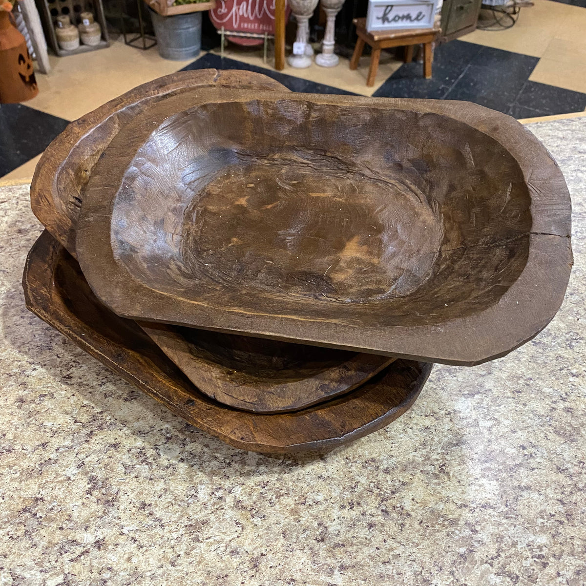 Primitive Wood Bowl | 13.5&quot;