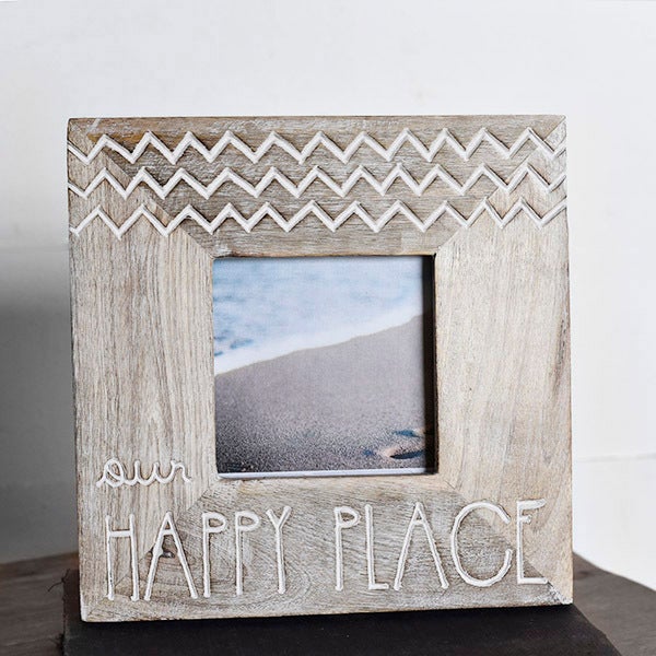 Our Happy Place Photo Frame | 4x4&quot;